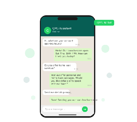 QMS WhatsApp Marketing and Automation Platform Dashboard